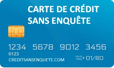 CARTE DE CRÉDIT SANS ENQUÊTE 2026